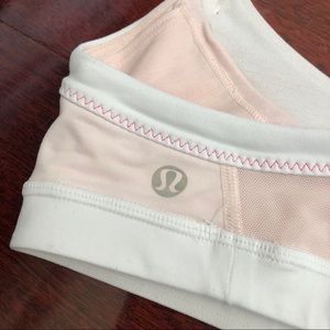 lululemon athletica Tops - Lululemon size 4 Pink and White Sports Bra lululemon athletica Tops - Lululemon size 4 Pink and White Sports Bra